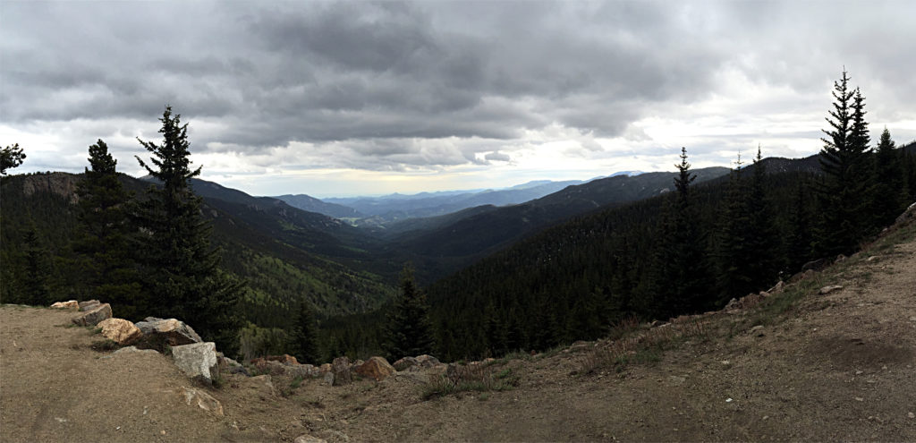Near the top of Mount Evans.