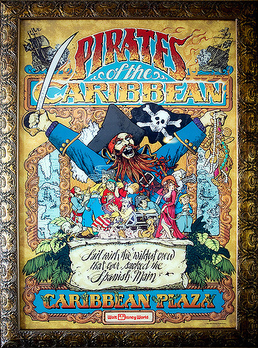 Pirates of the Caribbean Classic Attraction Poster